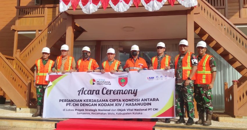 Pangdam TNI Jamin Stabilitas Keamanan Obvitnas dan PSN Smelter Nikel CNI Group