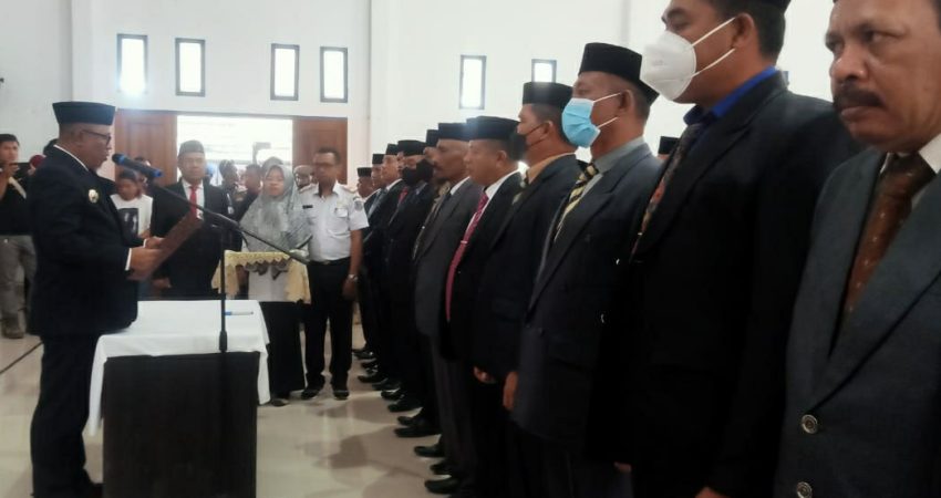 Mutasi Eselon II Pemkab Mubar, Ini Daftarnya