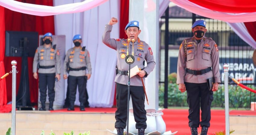 Lepas Pasukan Perdamaian PBB, Kapolri: Selalu Pedomani Tribrata dan Catur Prasetya