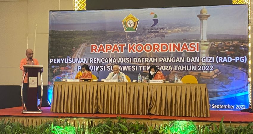Rakor Bappeda se-Sultra Sinkronkan Perencanaan Pangan dan Gizi