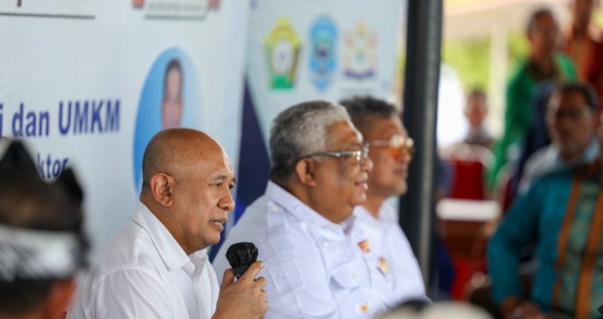 Gubernur Sultra Dampingi Menkop UKM dalam Kunjungannya di Buteng