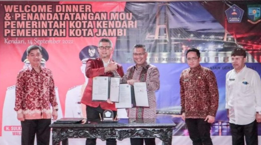 Kendari dan Jambi Jalin Kerja Sama Lintas Perkotaan