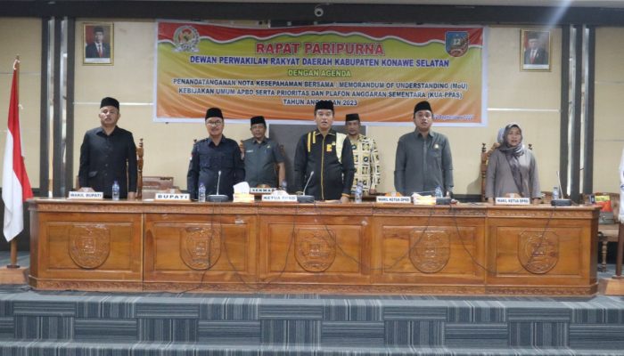APBD 2023, DPRD Bersama Pemda Konawe Selatan Rumuskan Empat Prioritas Pembangunan Daerah