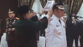 Gubernur Sultra Lantik Kepala Biro Umum Kemendagri jadi Pj Wali Kota