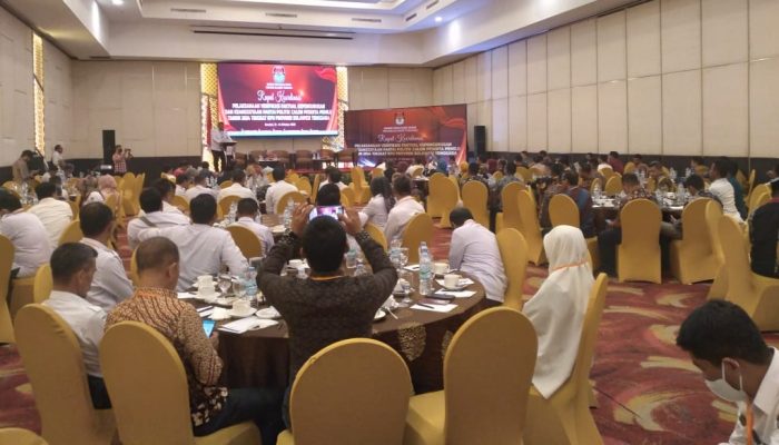KPU Sultra Gelar Rakor Pelaksanaan Kepengurusan Keanggotaan dan Peserta Pemilu di Kendari