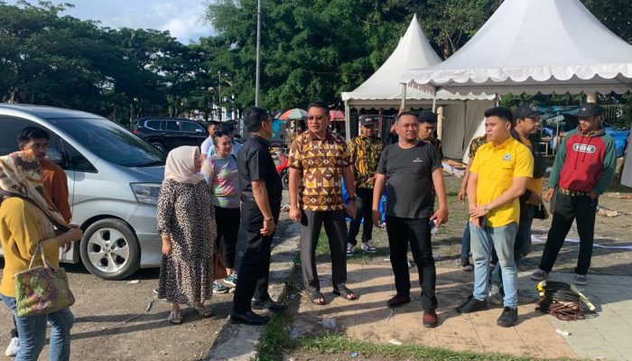 Tinjau Kesiapan Venue Jalan Sehat HUT Golkar ke 58, Panitia Nyatakan 90% Siap