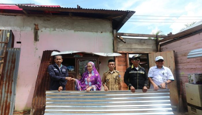 Kades Sopura Apresiasi Aksi Cepat Tanggap ANTAM Tanggulangi Bencana Alam