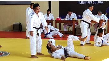 Doho Judo Sultra Gelar Ujian kenaikan Tingkat Kyu dan Sabuk Hitam