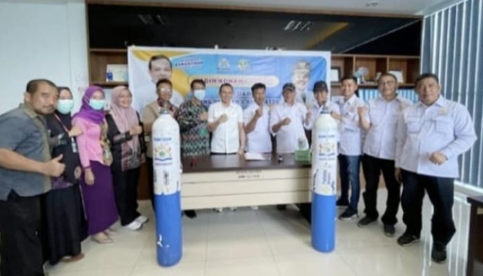 RS Kabupaten Terima Bantuan Oksigen dari Kadin Konawe