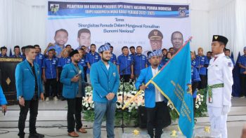 Begini Pesan Alvin Akawijaya Saat Lantik KNPI Mubar