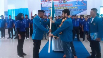 Alvin Akawijaya Lantik DPD KNPI Butur Periode 2022-20225