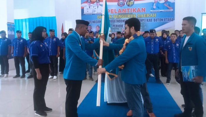 Alvin Akawijaya Lantik DPD KNPI Butur Periode 2022-2025