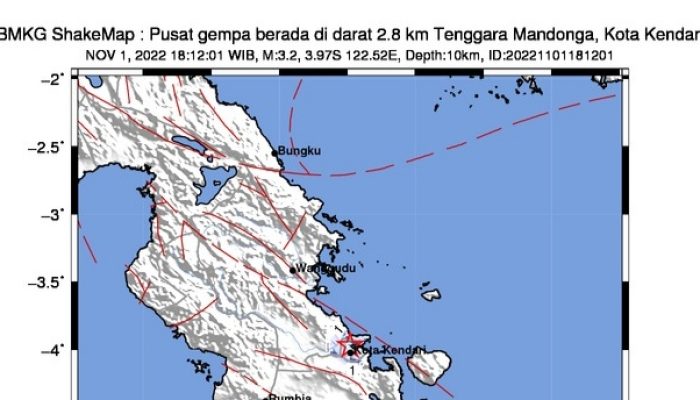 Gempa di Kendari, Getaran Terasa di Rumah Warga