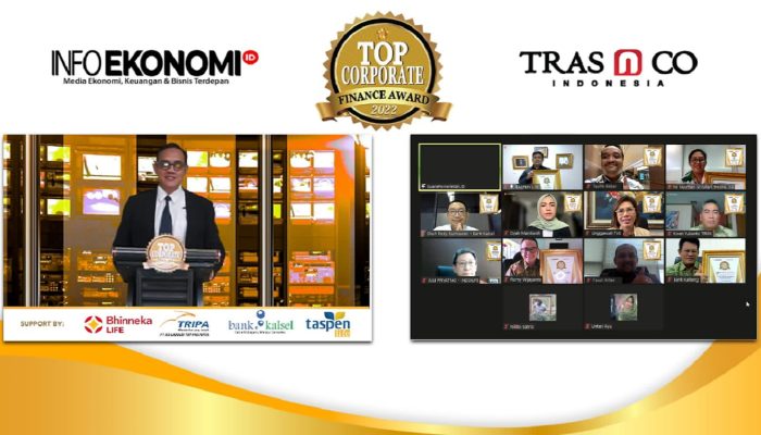 INFOEKONOMI.ID dan TRAS N CO INDONESIA Sukses Gelar Anugerah TOP CORPORATE FINANCE AWARD 2022