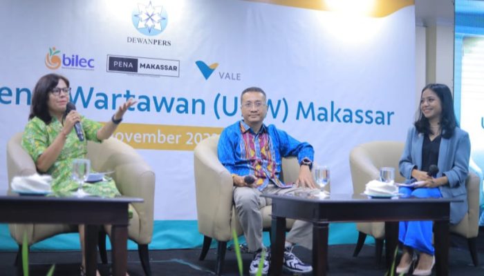 Dukung Peningkatan Kapasitas Wartawan, PT Vale Fasilitasi UKW di Makassar