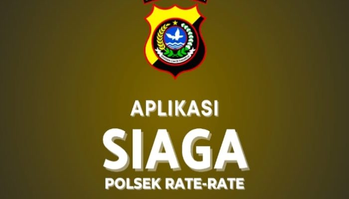 Polsek Rate-rate Sosialisasi Aplikasi Siaga Berbasis Android
