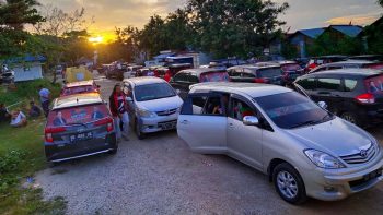 Hadiri Pembukaan Porprov, Ribuan Kontingen Menumpuk di Dermaga