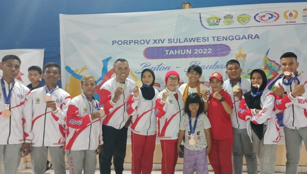Porprov ke-XIV Sultra, Atlet Persambi Kota Baubau Berhasil Persembahkan 10 Medali