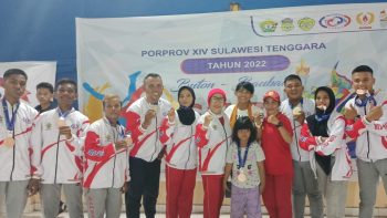 Porprov ke-XIV Sultra, Atlet Persambi Kota Baubau Berhasil Persembahkan 10 Medali