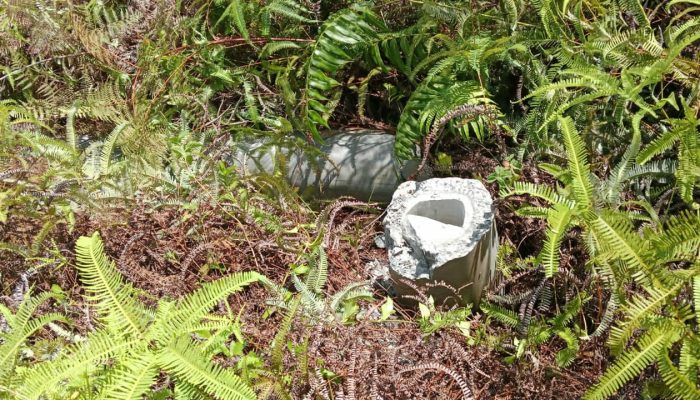 Tiang PLN Patah Tertabrak Excavator, 43 Rumah di Desa Sulaho Gelap Gulita