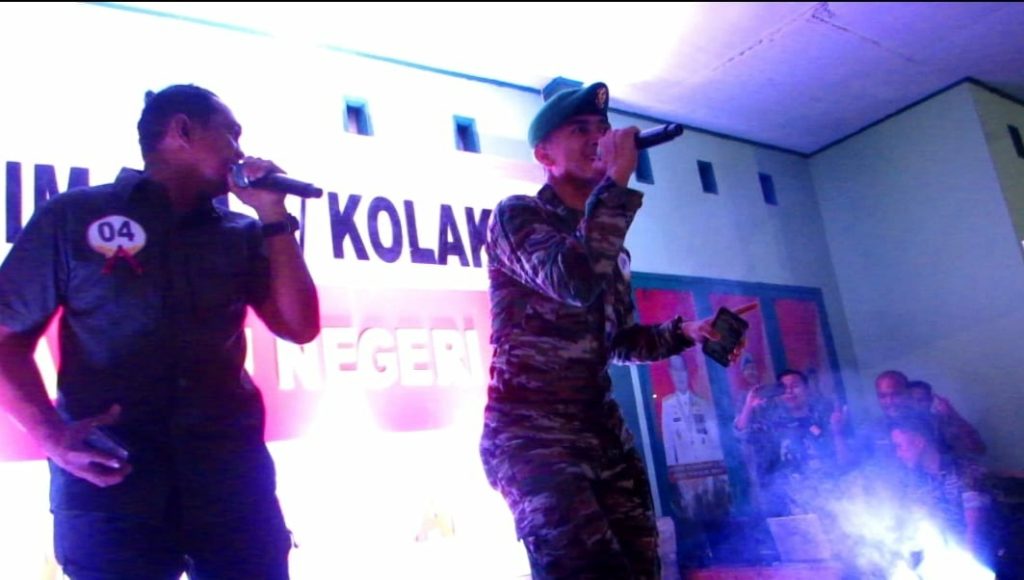 Kodim 1412 Kolaka Meriahkan Malam Tahun Baru dengan Lomba Bernyanyi