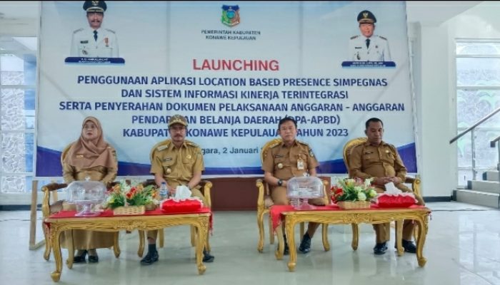 Luncurkan Aplikasi La Caption Based Presence Simpegnas dan Sistem Informasi Kinerja Terintegrasi, Begini Harapan Bupati Konkep