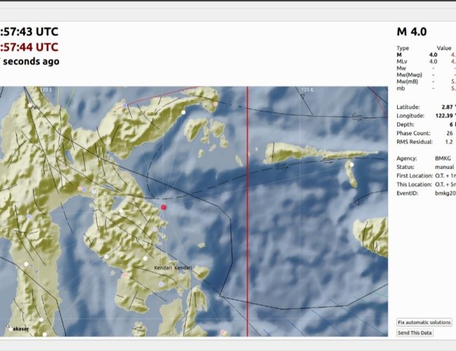Gempa di Wiwirano Konut