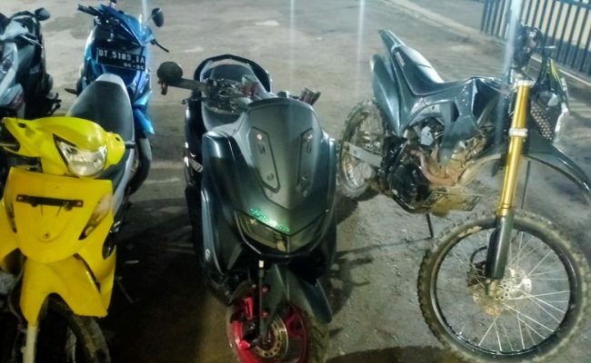 Gelar Patroli, Satlantas Konawe Amankan Motor Bogar