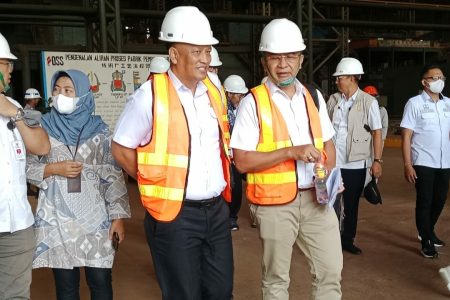 Deputi Sarpras Kementerian PPN Kunker di Dua Perusahaan Pabrik Smelter di Konawe