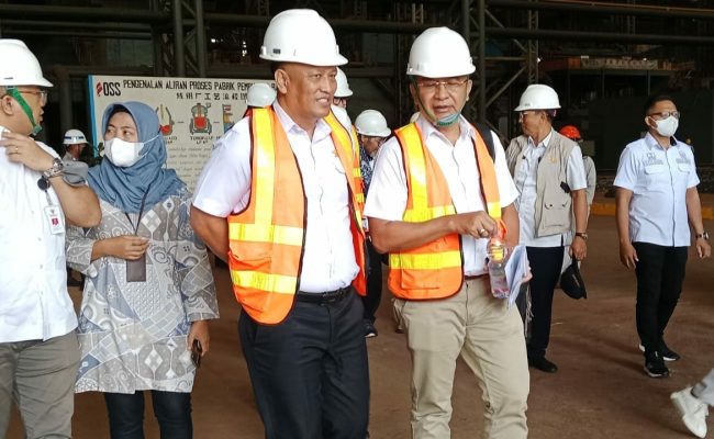 Deputi Sarpras Kementerian PPN Kunker di Dua Perusahaan Pabrik Smelter di Konawe
