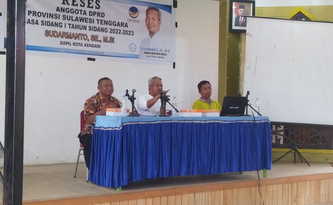 Reses di SMKN 2 Kendari, Beasiswa dan Infrastruktur jadi Usulan Prioritas ke Sudarmanto