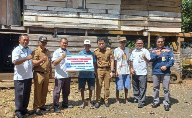 ANTAM Bantu Pembangunan Rumah Tidak Layak Huni di Kolaka