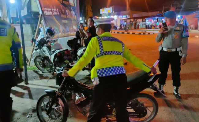 Satlantas Polres Konawe Amankan 31 Motor Knalpot Bogar