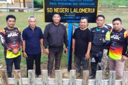 Dikbud Konawe Tinjau Sarpras Sekolah Swasta dan Negeri di Routa