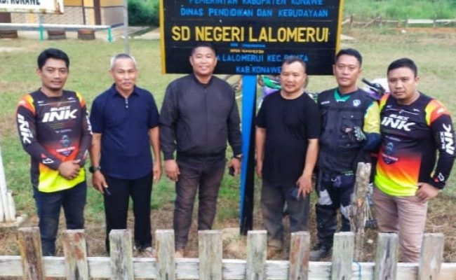 Dikbud Konawe Tinjau Sarpras Sekolah Swasta dan Negeri di Routa