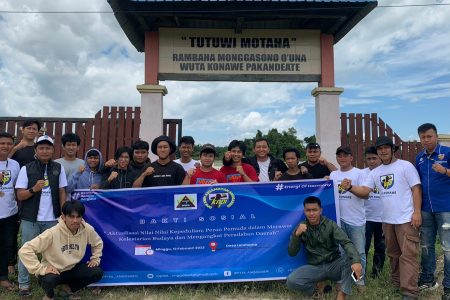KNPI Konawe Bersama IPPTEK Anggaberi Gelar Baksos di Makam Pakandeate Tutuwi Motaha