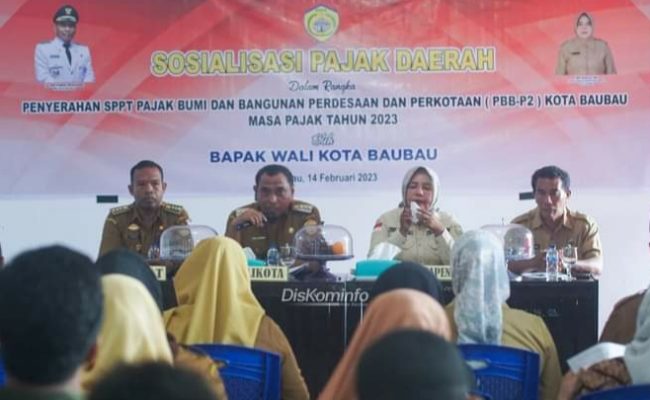 Wali Kota Baubau Minta Masyarakat dan ASN Tepat Waktu Bayar Pajak