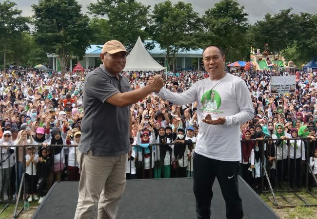 Ribuan Masyarakat Baubau Semarakkan Jalan Santai DPD HKTI Sultra