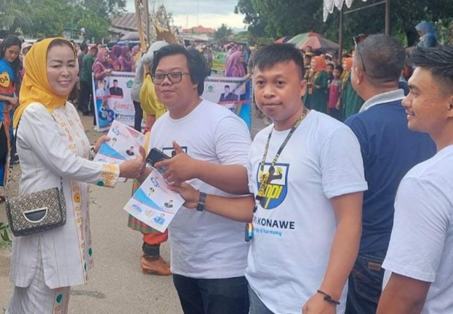 HUT ke-63, KNPI Konawe Bagikan Selembaran Sejarah Singkat Kabupaten