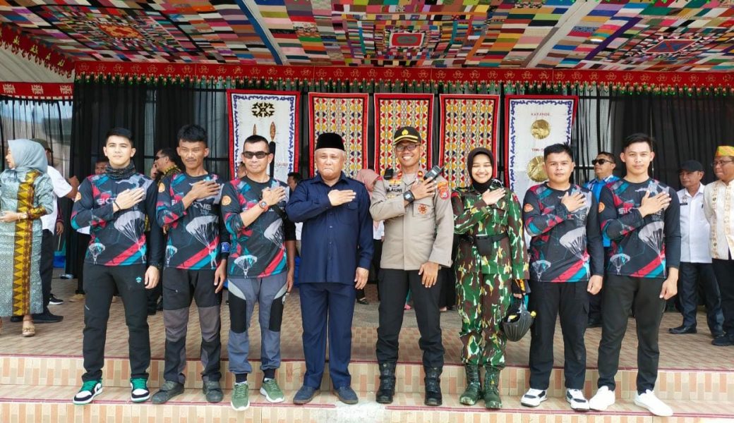 Meriahkan Puncak Perayaan HUT Konawe, Tim Penerjun Mulai Gladi