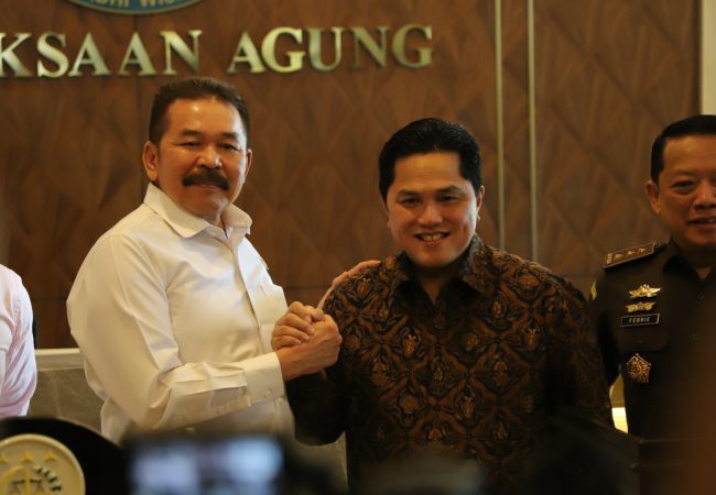 Jaksa Agung Terima Kunjungan Menteri BUMN