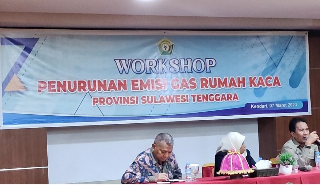Bappeda Sulawesi Tenggara Menggelar Workshop Penurunan Emisi Gas Rumah Kaca