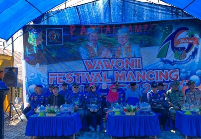 Jelang HUT Konkep, Pemda bersama Komunitas Pecinta Mancing Wawonii Laksanakan Festival