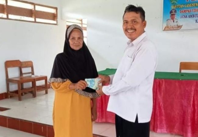 DD Tahap Satu Cair, Pemdes Ambulanu Mulai Salurkan BLT