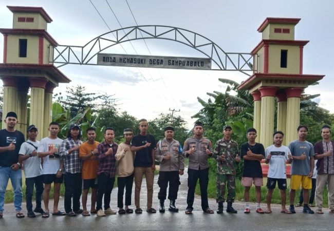 Begini Langkah Polsek Sampoabalo Ciptakan Harmonisasi Bersama Generasi Muda