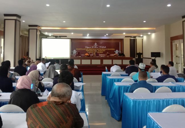KPU Baubau Umumkan Jumlah DPS dan TPS, Berikut Hasilnya