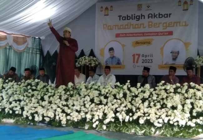Gelar Tabligh Akbar, PT GKP Undang Dua Ustadz Kondang di Konkep