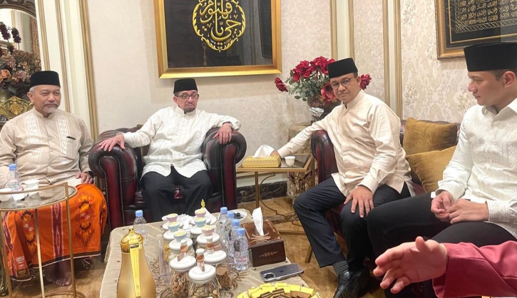 Silaturahmi Lebaran Bersama Anies dan Habib Salim Segaf, AHY: Terima Kasih Sambutan Hangatnya