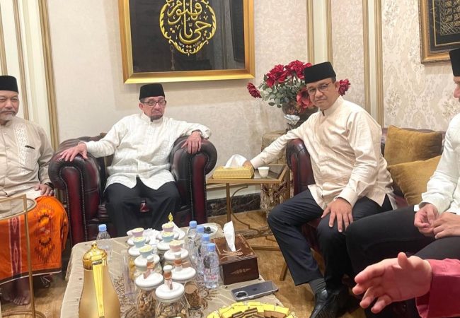 Silaturahmi Lebaran Bersama Anies dan Habib Salim Segaf, AHY: Terima Kasih Sambutan Hangatnya