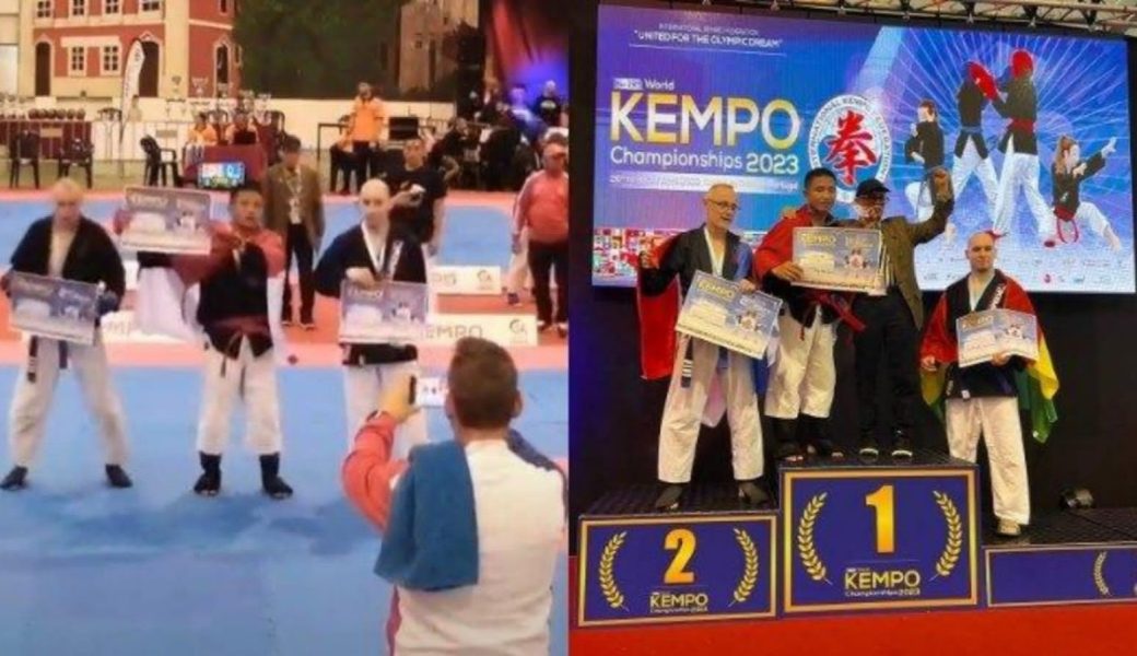 Personel Kodam XIV/ Hasanuddin Berhasil Raih Emas di Kejuaraan Internasional Kempo 2023